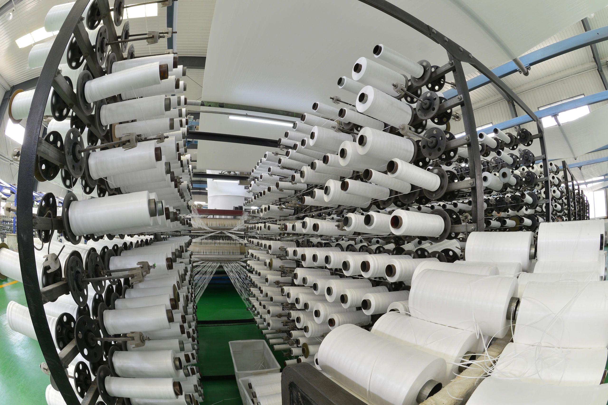 Industrial packaging material production environment